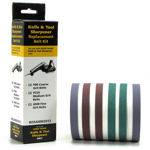 WORKSHARP REPLACEMENT BELT PACK 6PCE ASSORTED TO SUIT WSKTS